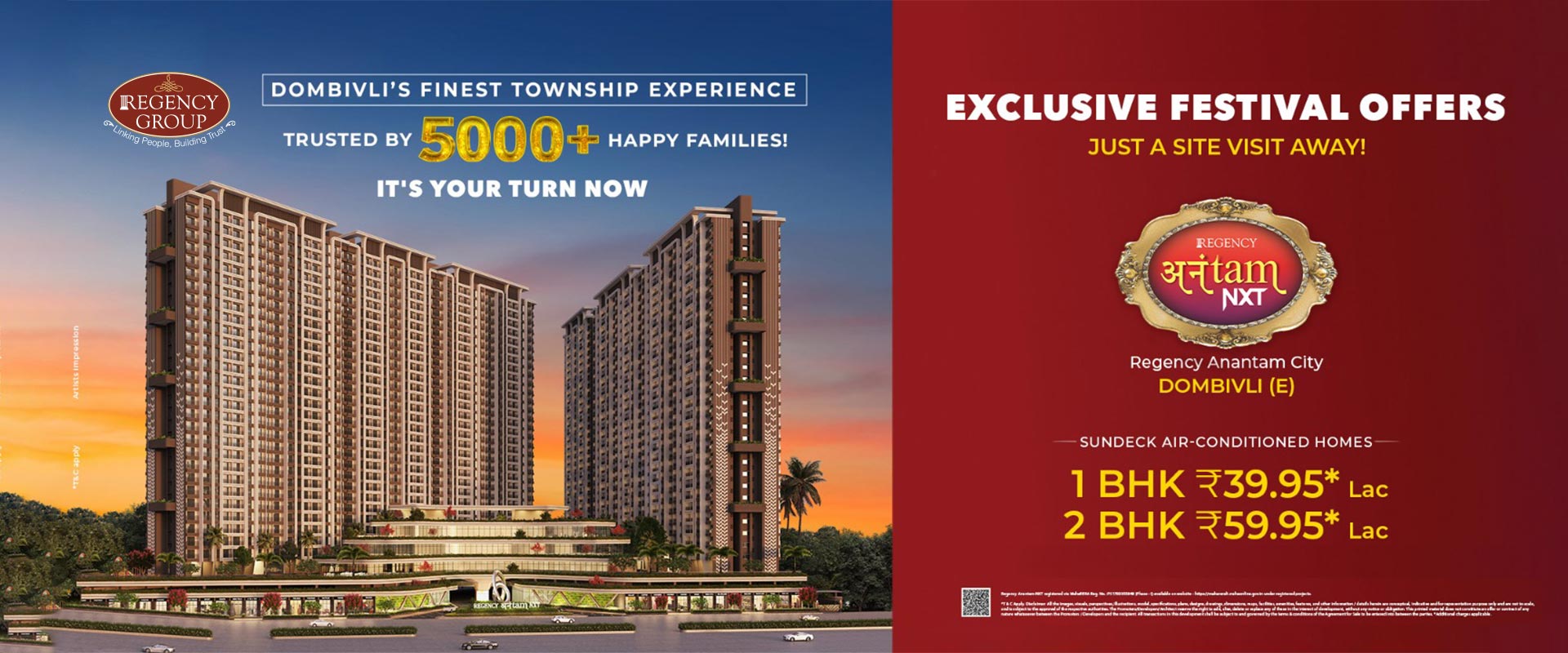 Regency Anantam Dombivli | 1 & 2 BHK Flats For Sale